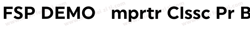 FSP DEMO   mprtr Clssc Pr Bld Regul字体转换